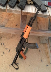 Century's AK63D on the range.
