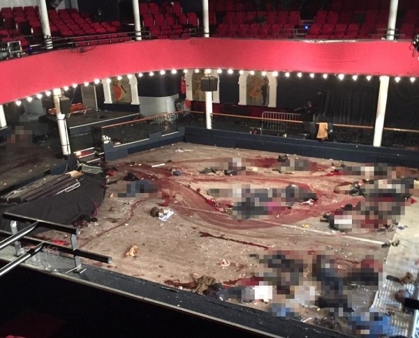The aftermath of the Religion of Peace outreach program in Paris. ( source Mirrorpix)
